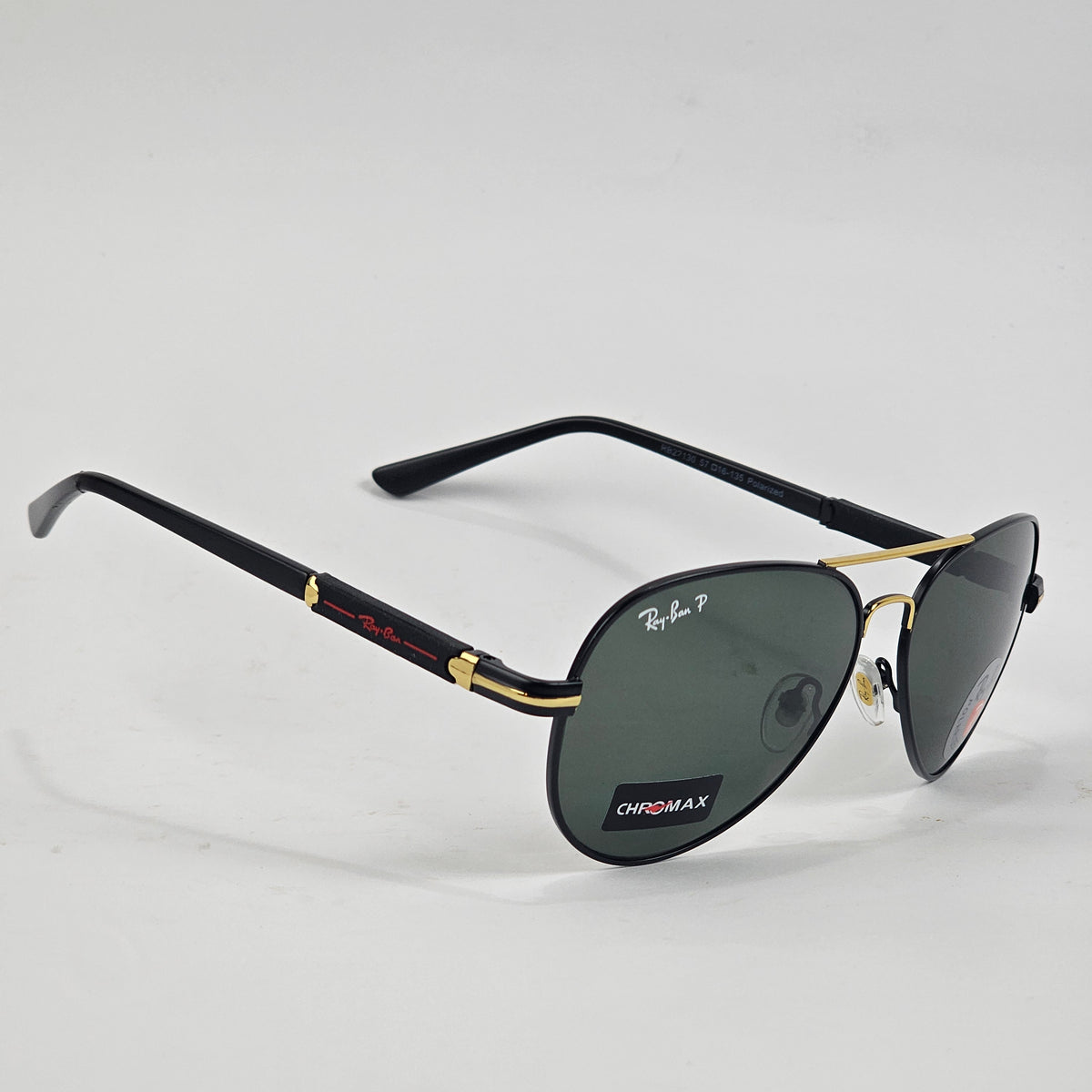 CHROMAX Polarised Aviators - RB 3025 - Gold - Unisex
