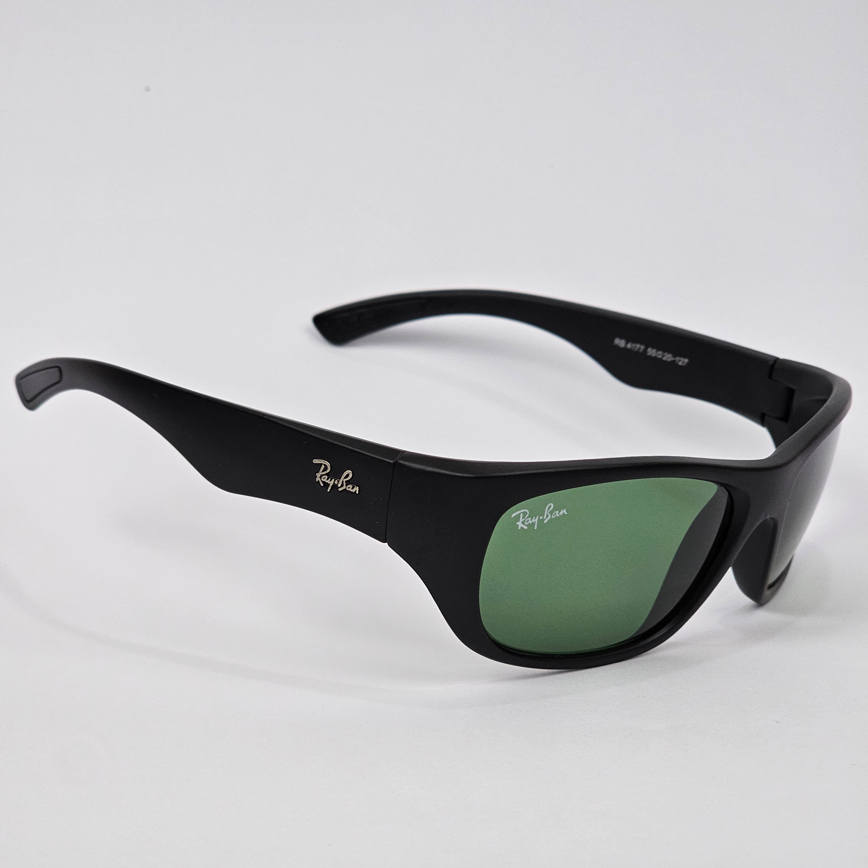 Sporty Wayfarer - 4177 - RB - Matte - Black - Unisex