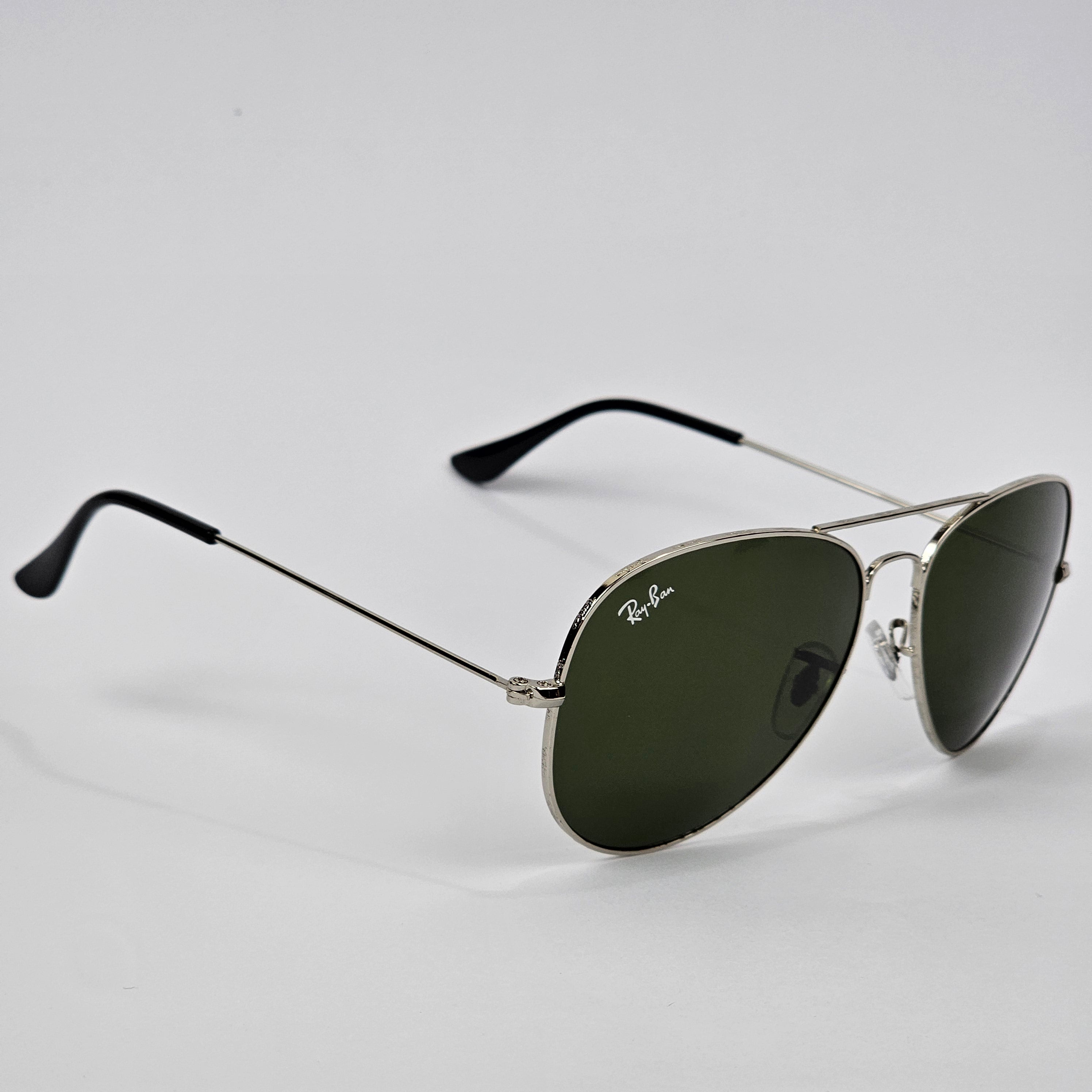 Rimmed Classic Aviators - RB - Silver