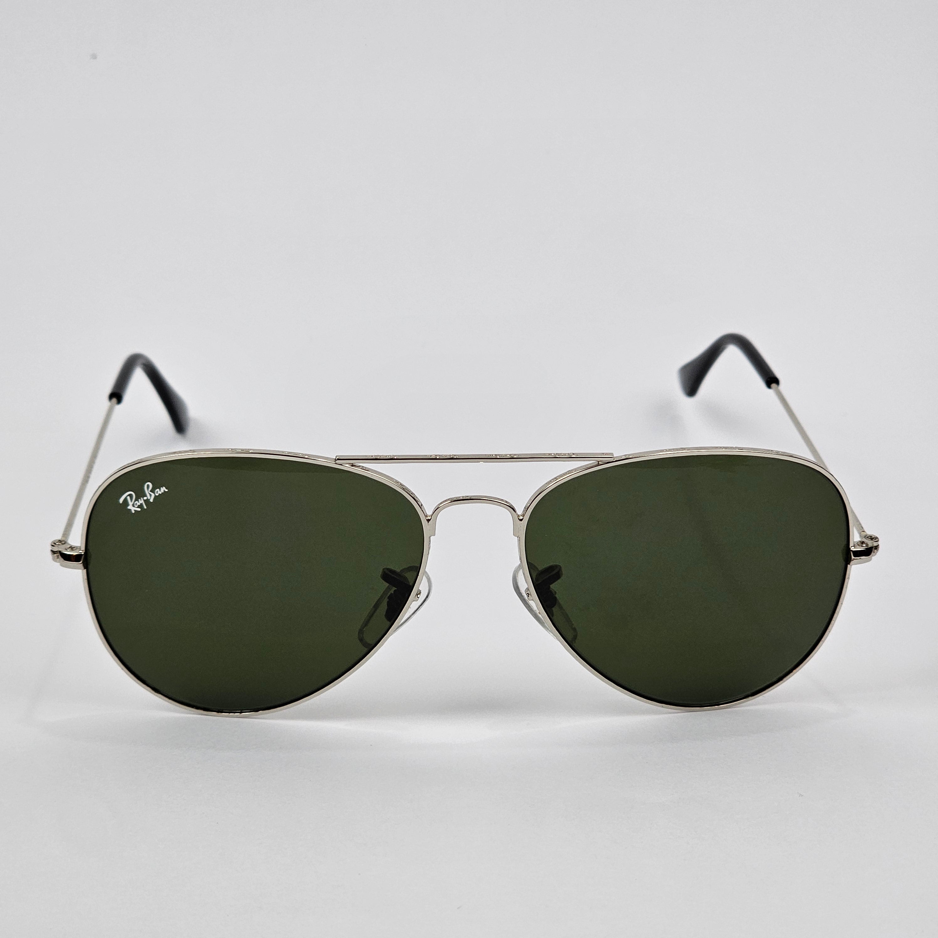 Rimmed Classic Aviators - RB - Silver