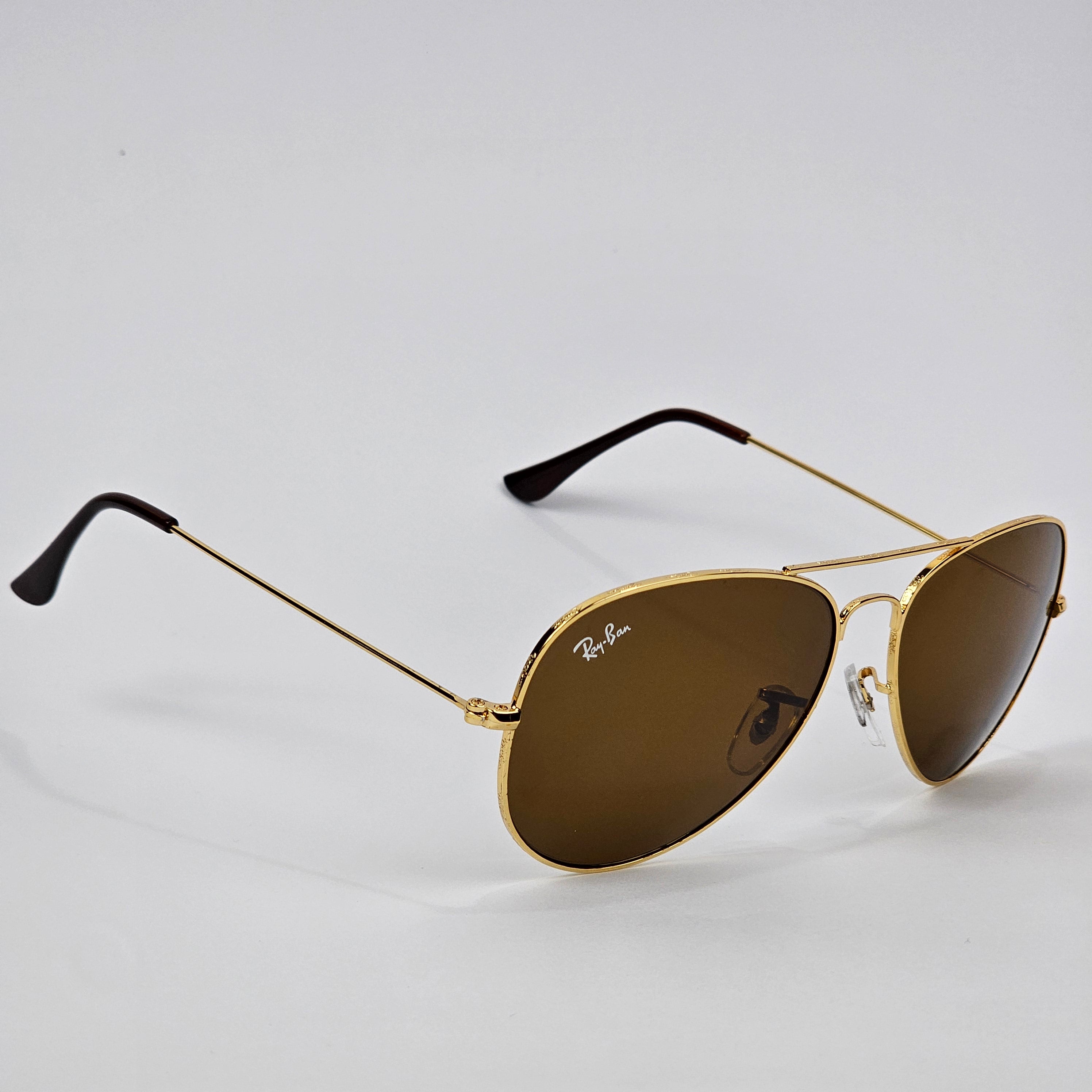 Rimmed Classic Aviators - RB - Gold