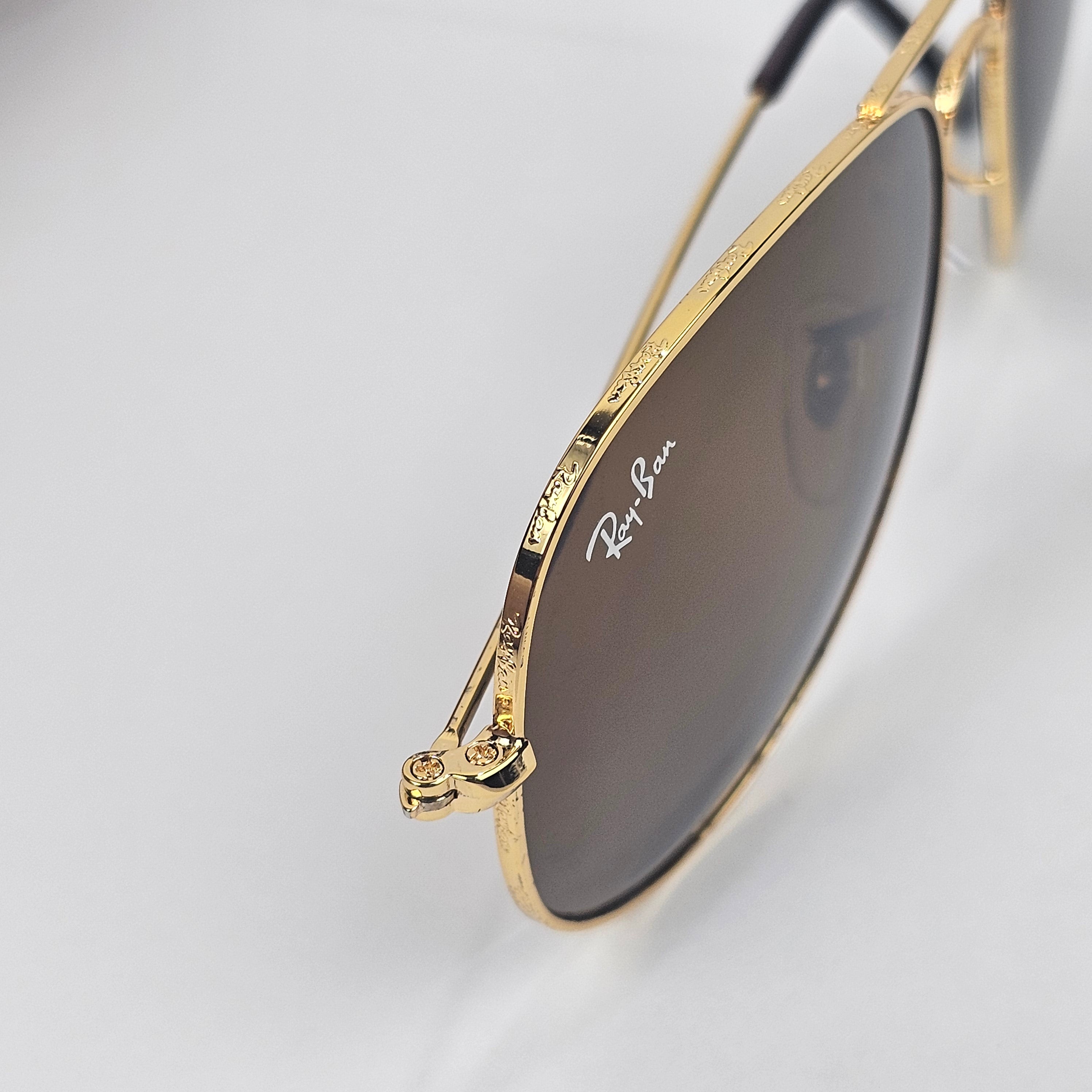 Rimmed Classic Aviators - RB - Gold