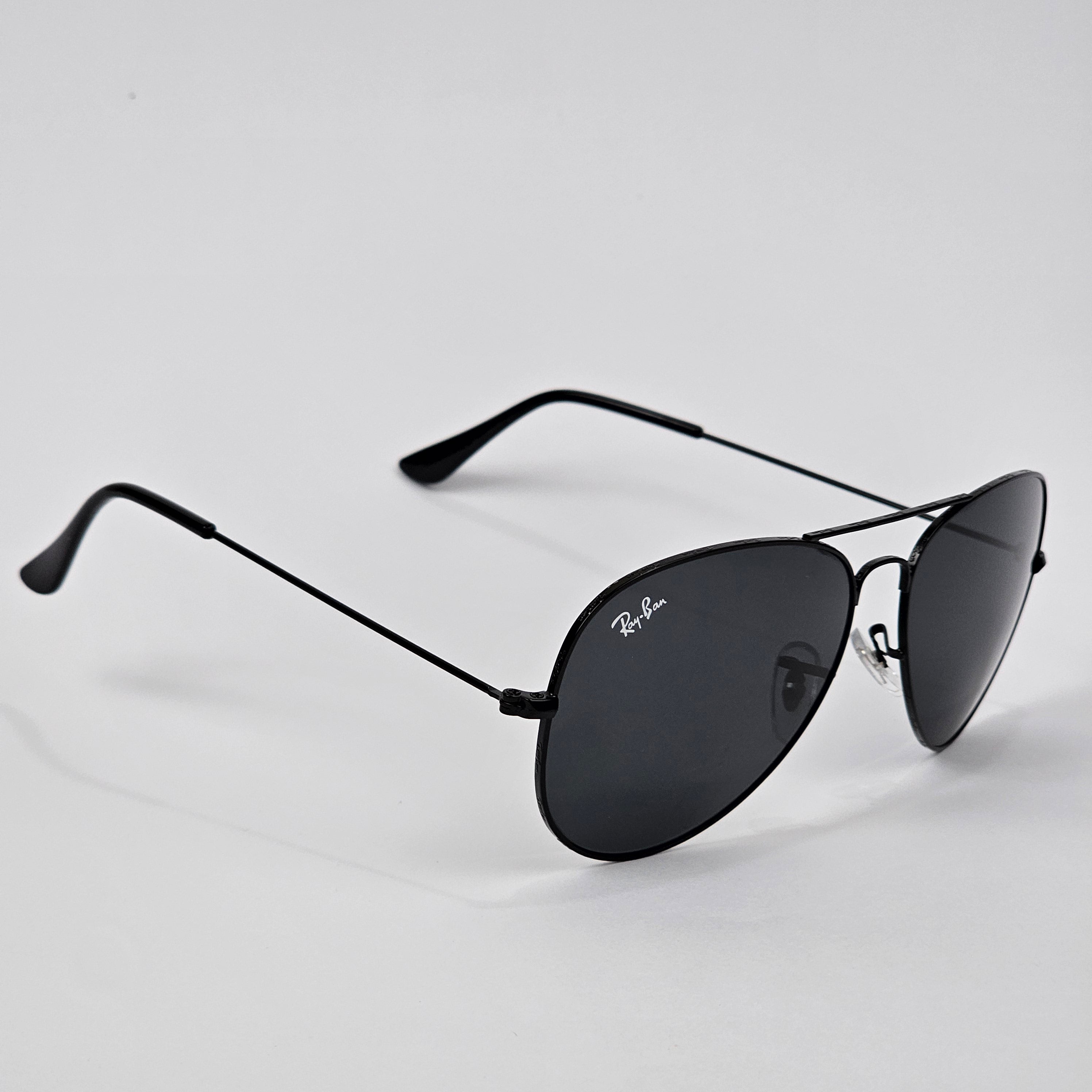 Rimmed Classic Aviators - RB - Black