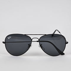 Rimmed Classic Aviators - RB - Black