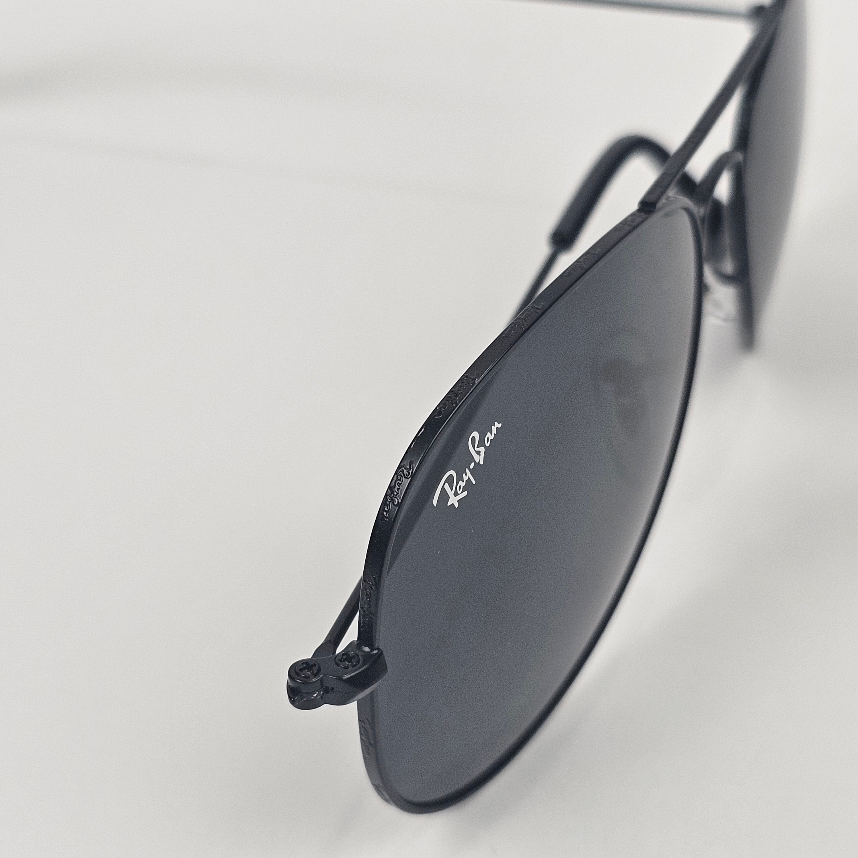 Rimmed Classic Aviators - RB - Black