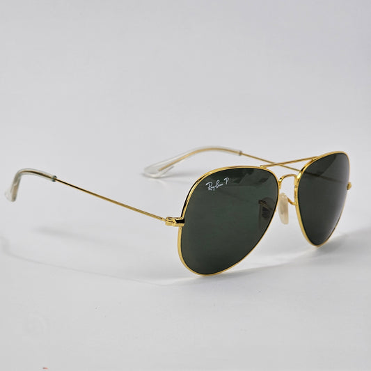 Classic Aviators - Polarised Glass - 3026 - Gold