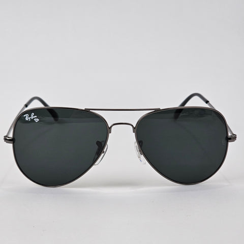 Classic Aviators - BL - 3028 - RB - Gun Metal/Black - Unisex