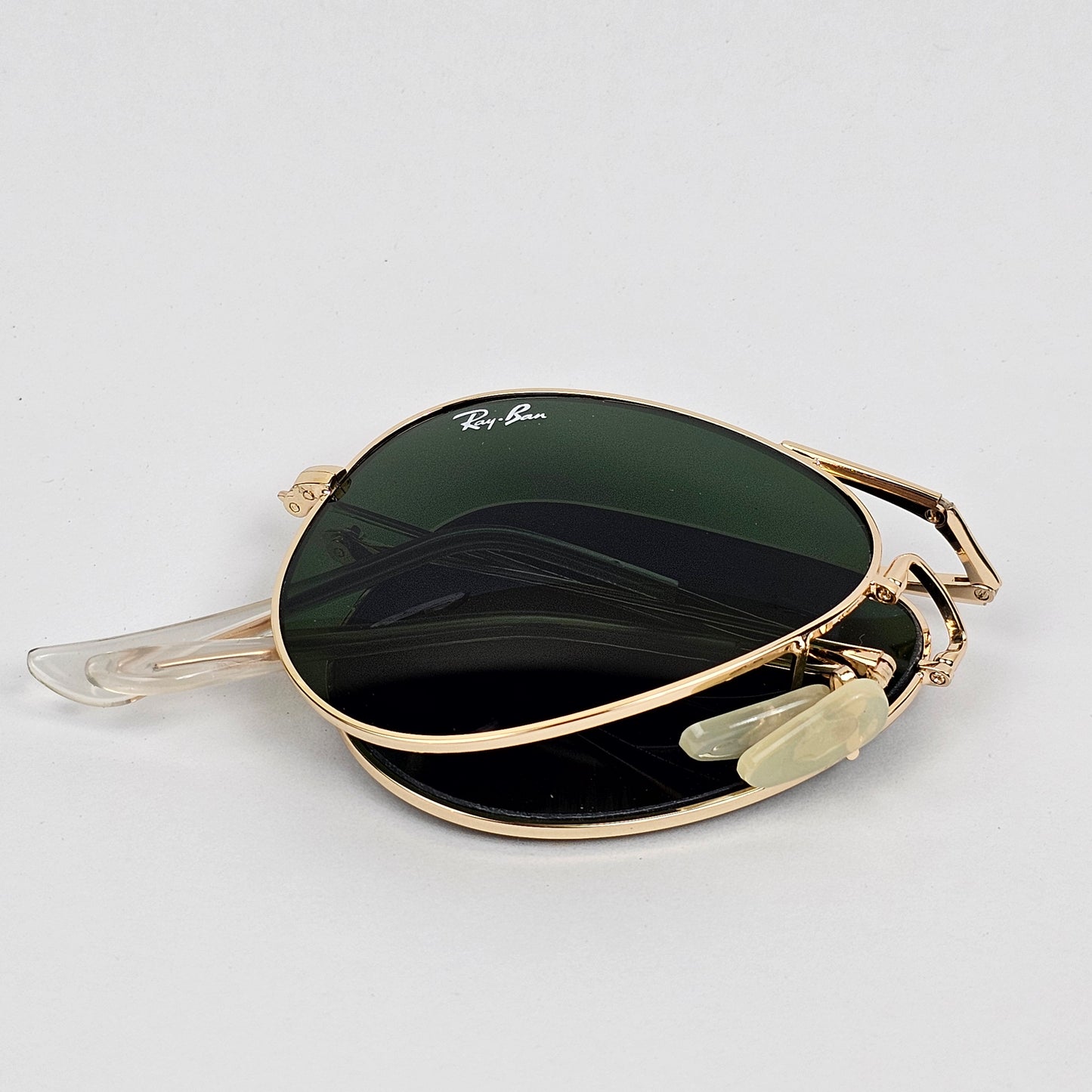 Foldable Classic Aviators - RB - 3025 - Gold