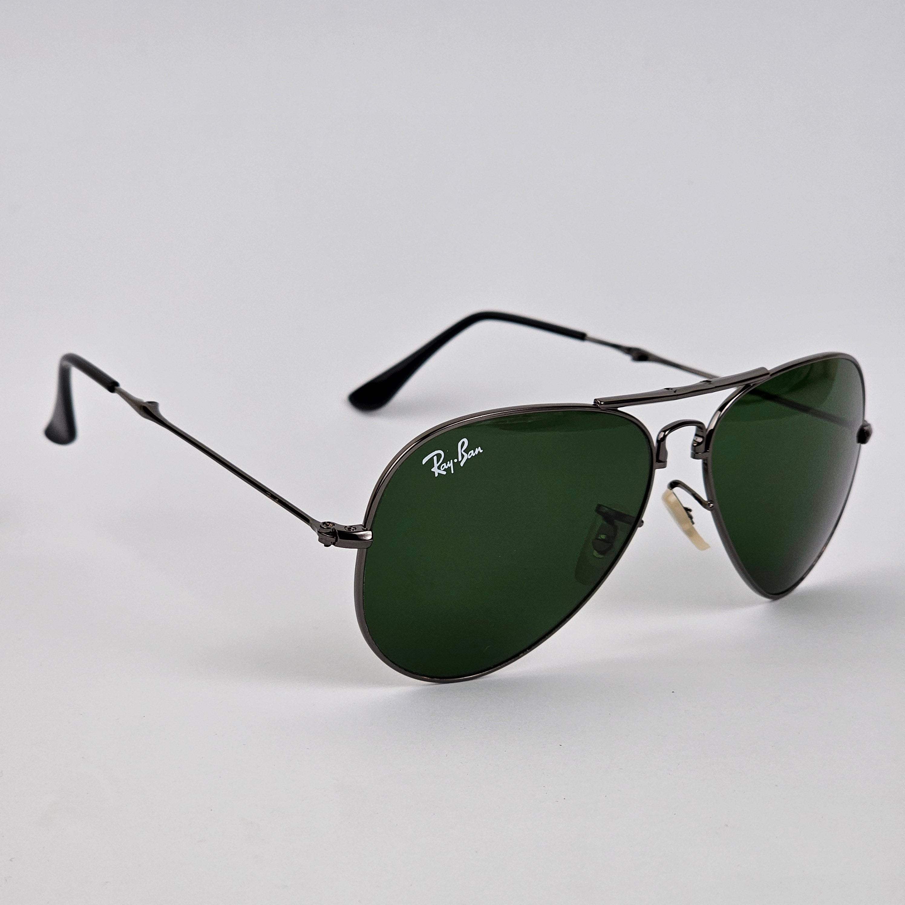 Foldable Classic Aviators - RB - 3025 - Gun metal