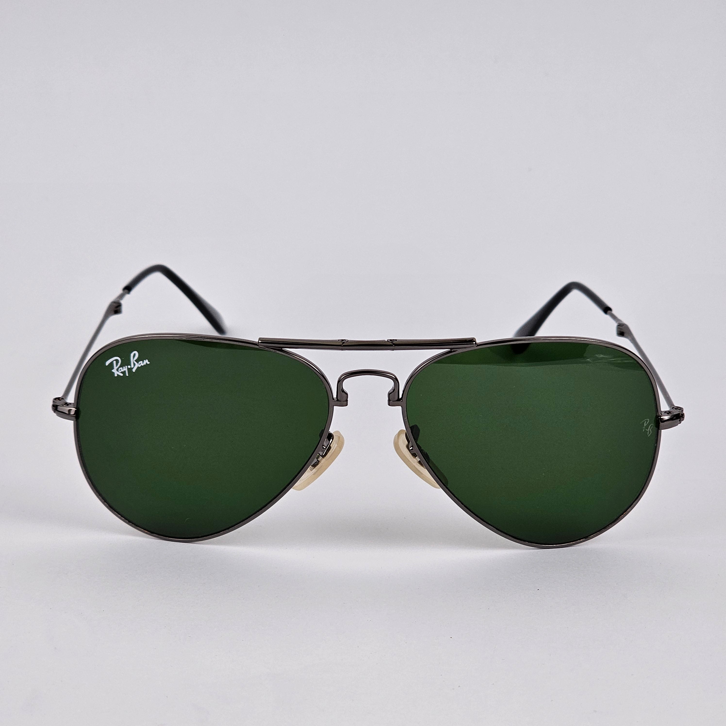 Foldable Classic Aviators - RB - 3025 - Gun metal