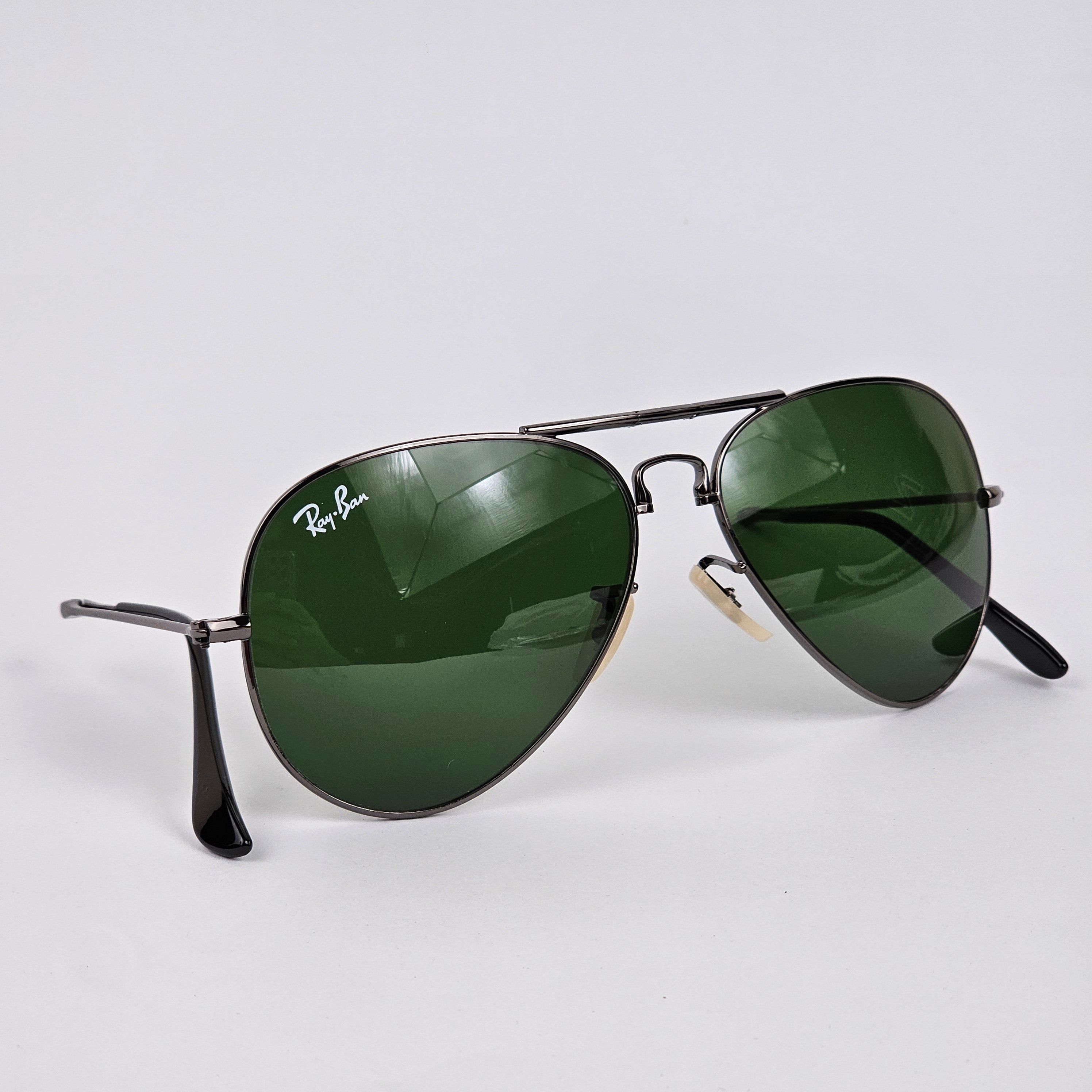 Foldable Classic Aviators - RB - 3025 - Gun metal