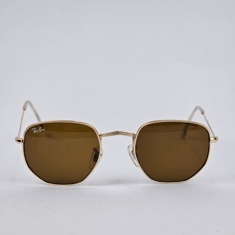 Hexagonal - RB - Gold/Brown - Unisex