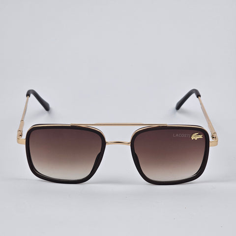 Rectangle - Lacoste - 9001 - Gold/Brown - Unisex