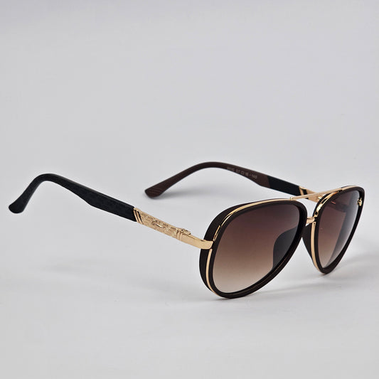 Aviators PC legs - Lacoste - 9010 - Gold/Brown - Unisex