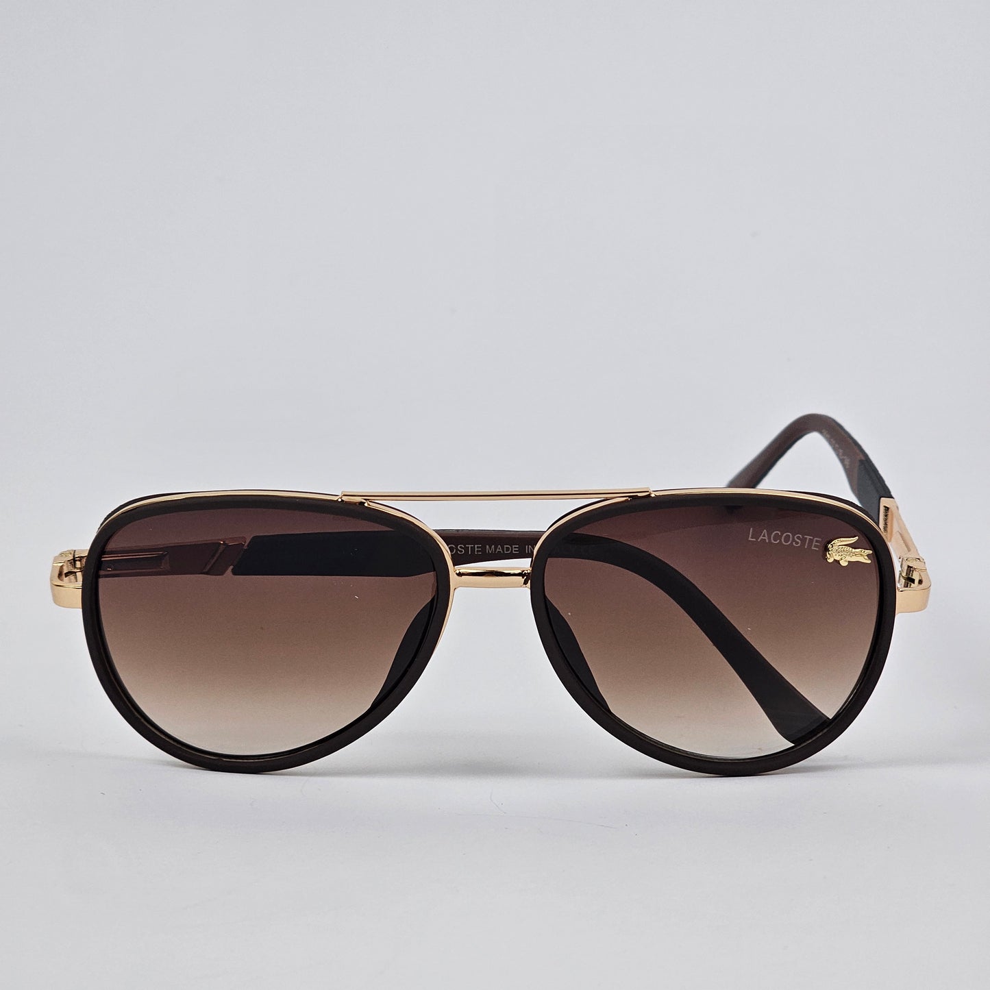 Aviators PC legs - Lacoste - 9010 - Gold/Brown - Unisex