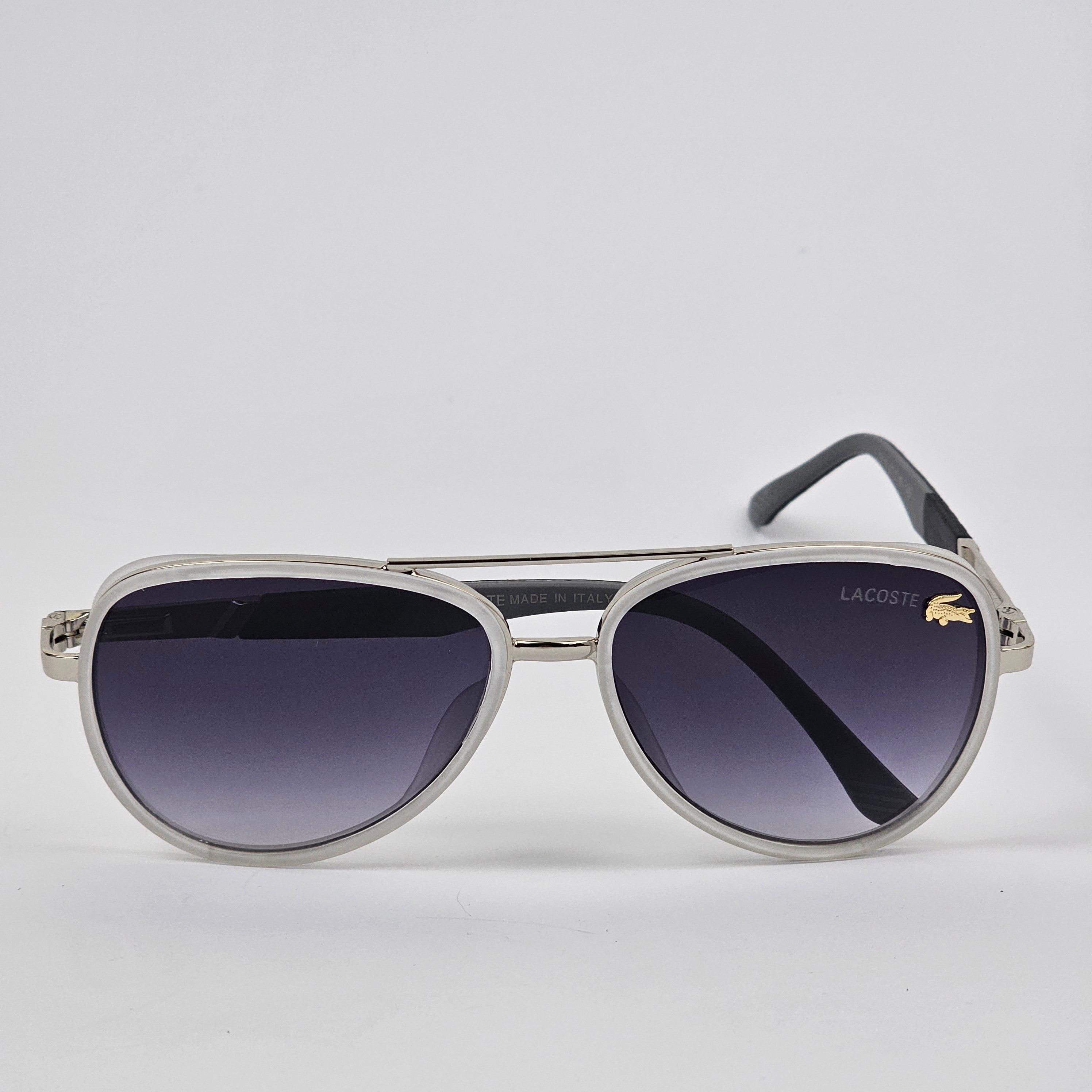 Aviators PC legs - Lacoste - 9010 - Silver/White - Unisex