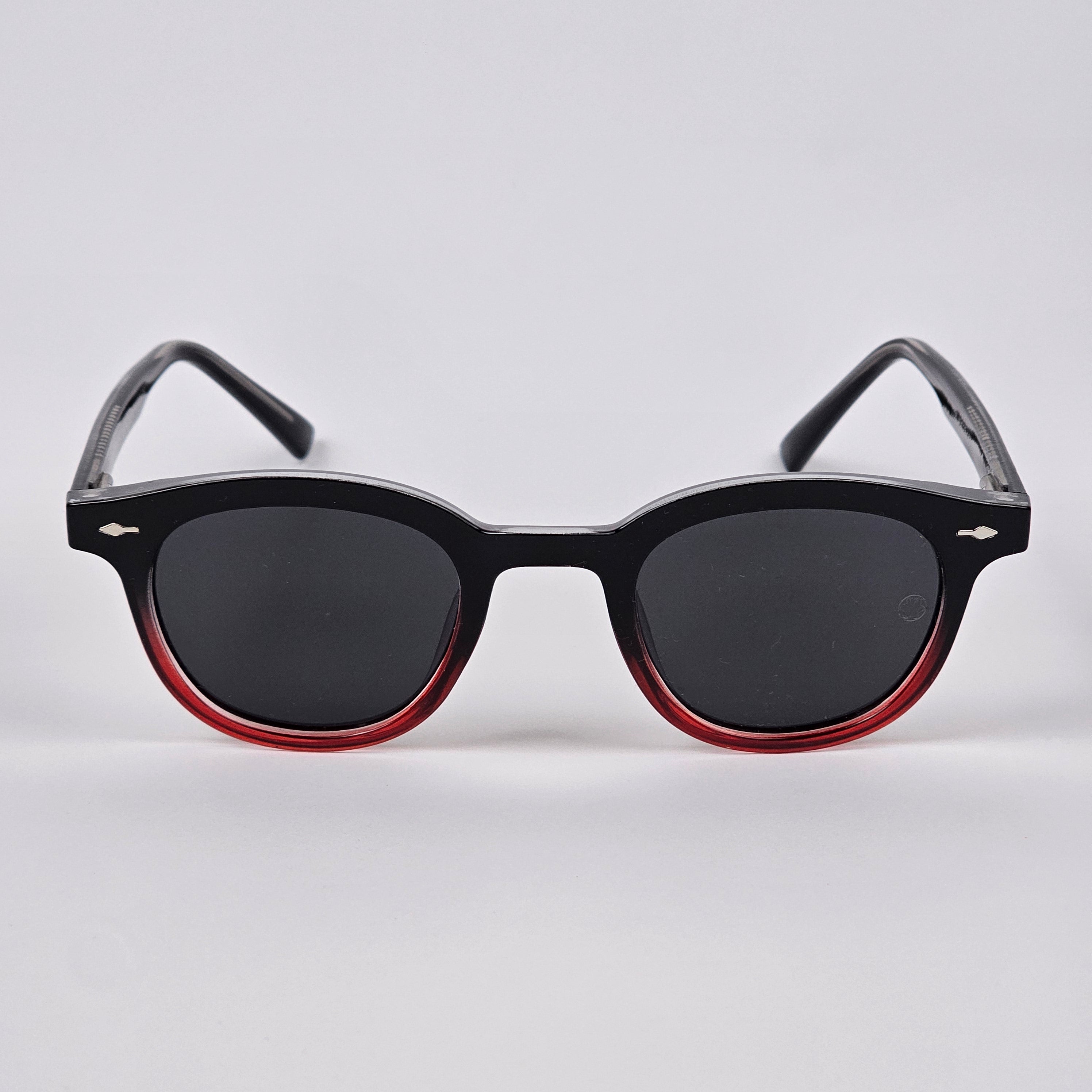 Round - Mont Blanc - Acetate - 7706 - Premium - Polarized - Black (HALF)
