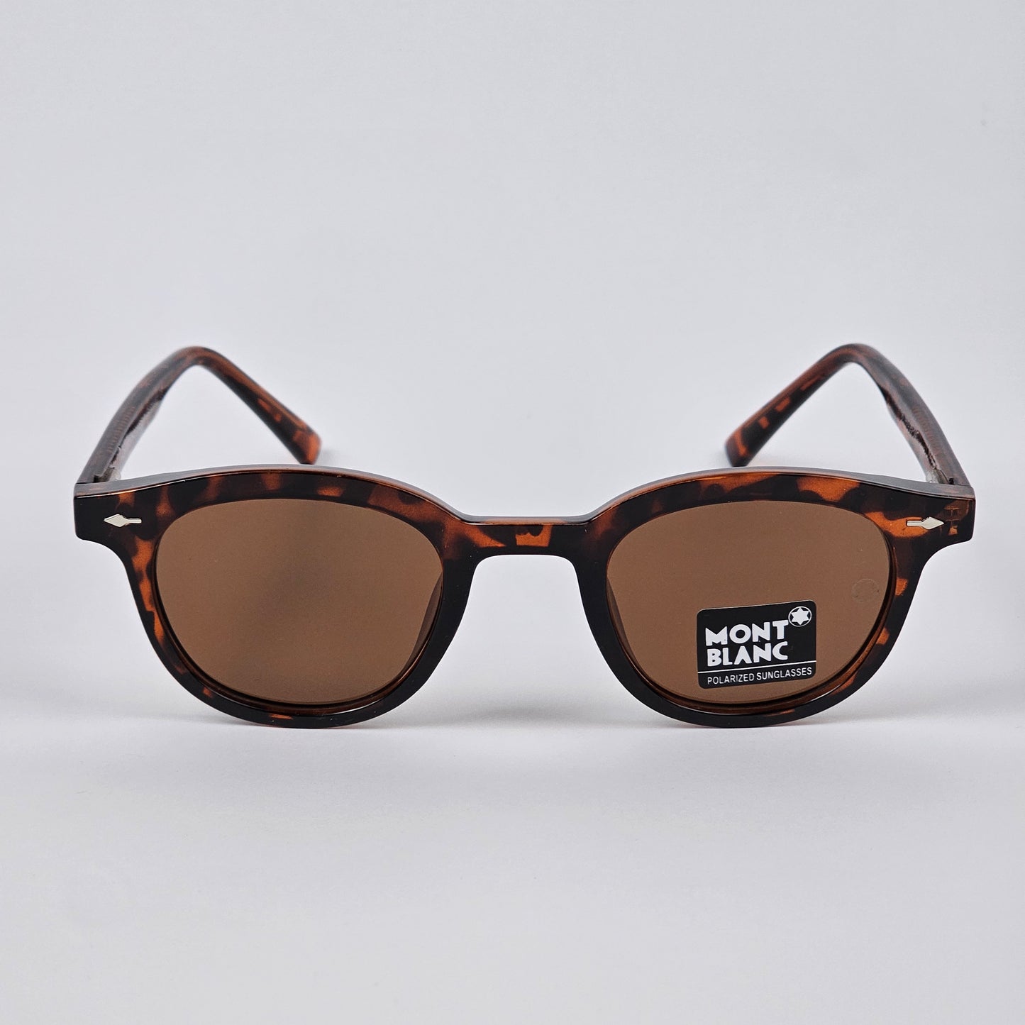 Round - Mont Blanc - Acetate - 7706 - Premium - Polarized - Tortoise