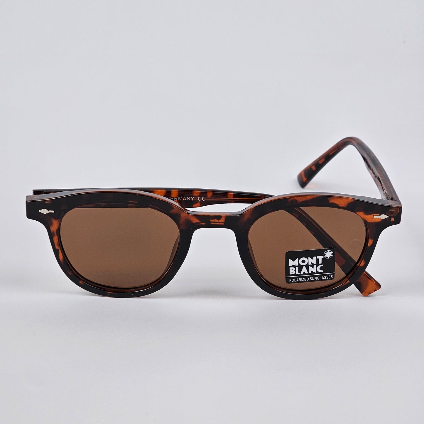 Round - Mont Blanc - Acetate - 7706 - Premium - Polarized - Tortoise