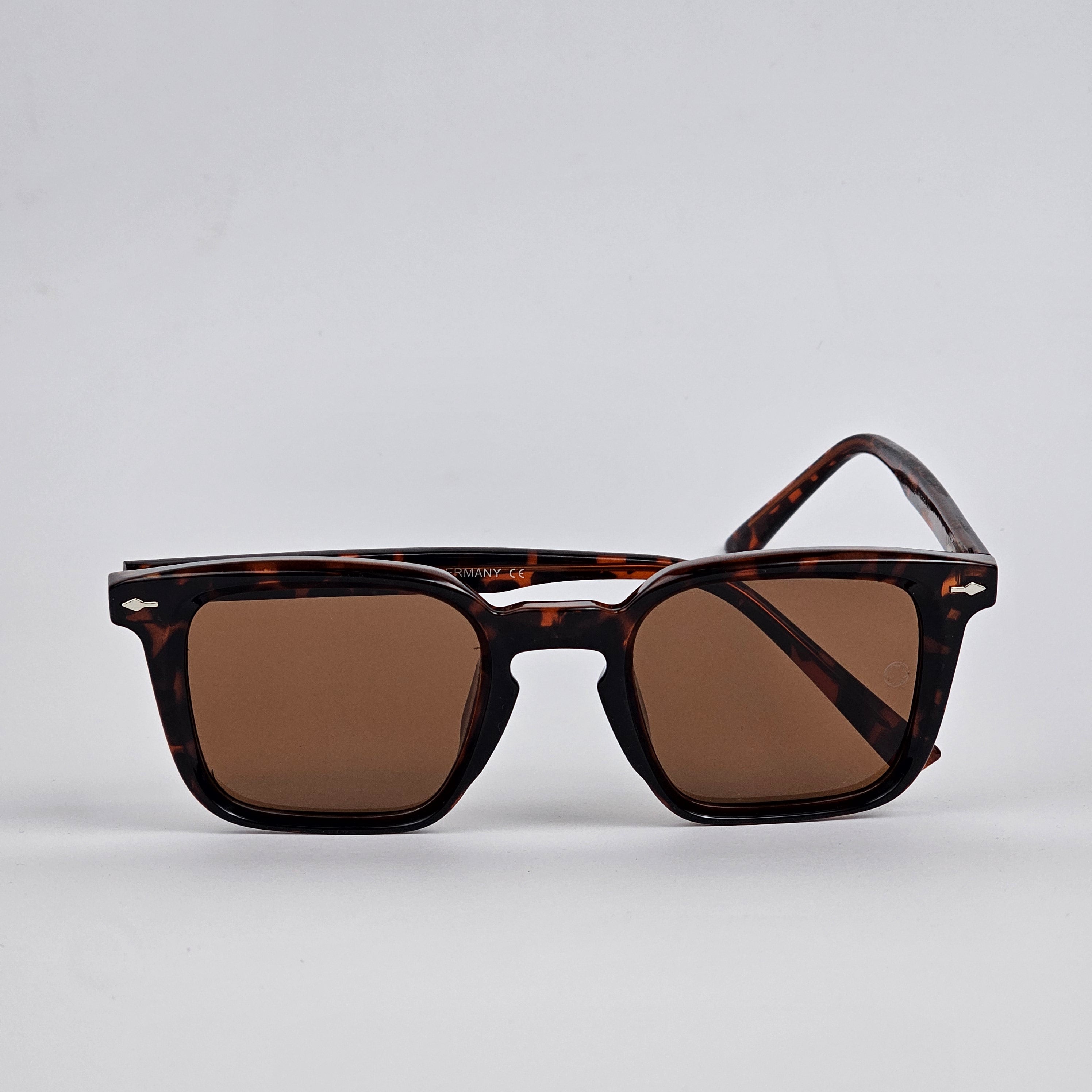 Square - Mont Blanc - Acetate - 7705 - Premium - Polarized - Tortoise