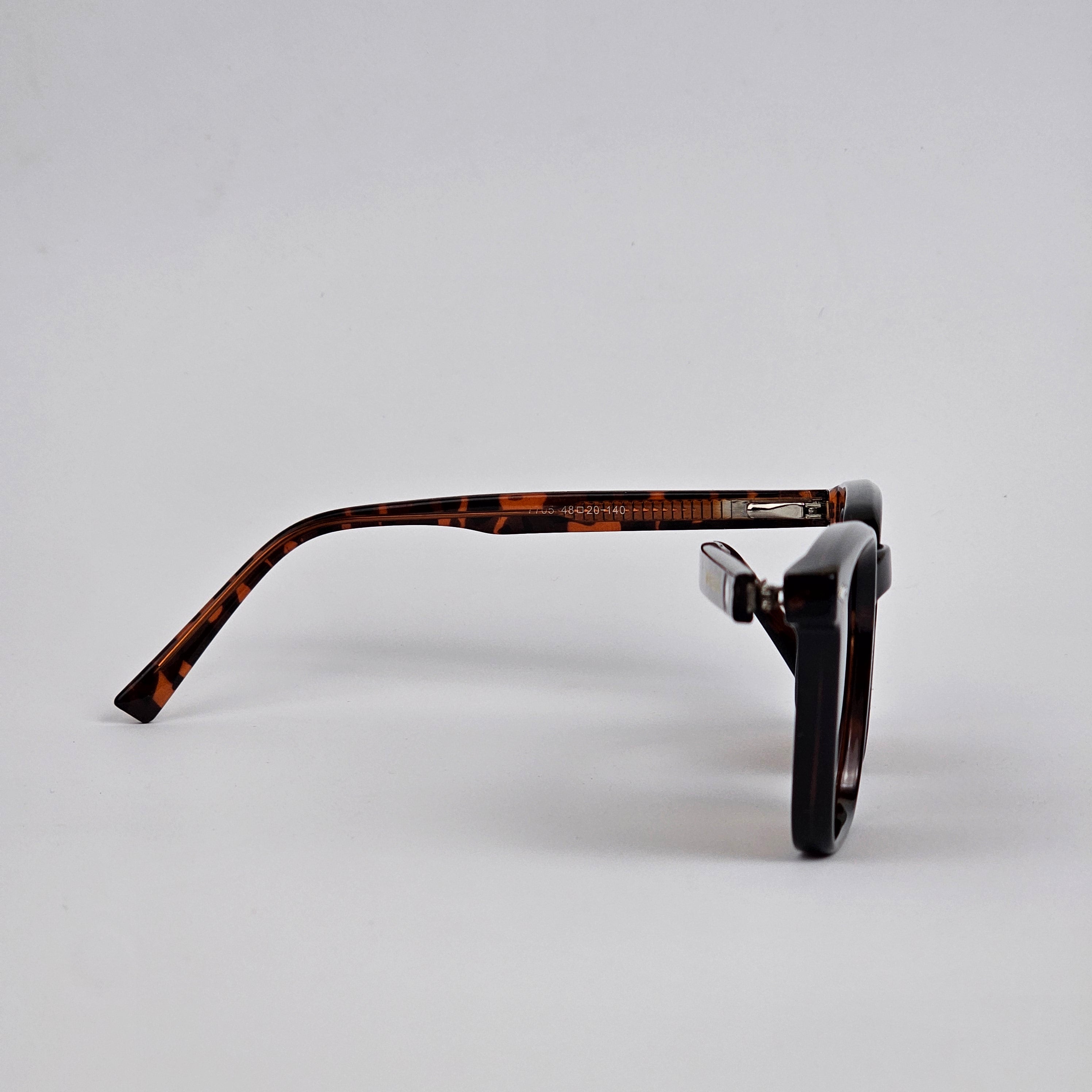 Square - Mont Blanc - Acetate - 7705 - Premium - Polarized - Tortoise