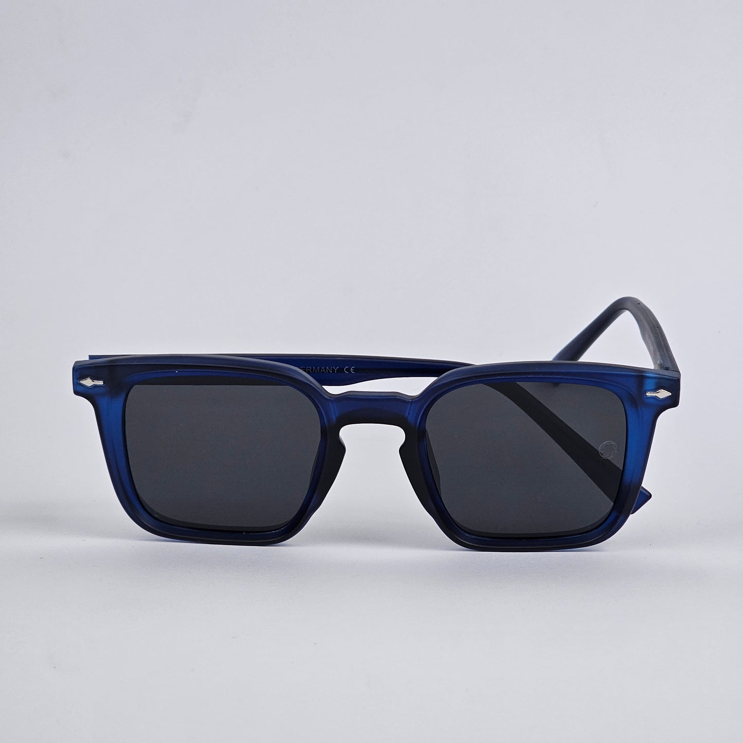 Square - Mont Blanc - Acetate - 7705 - Premium - Polarized - Blue