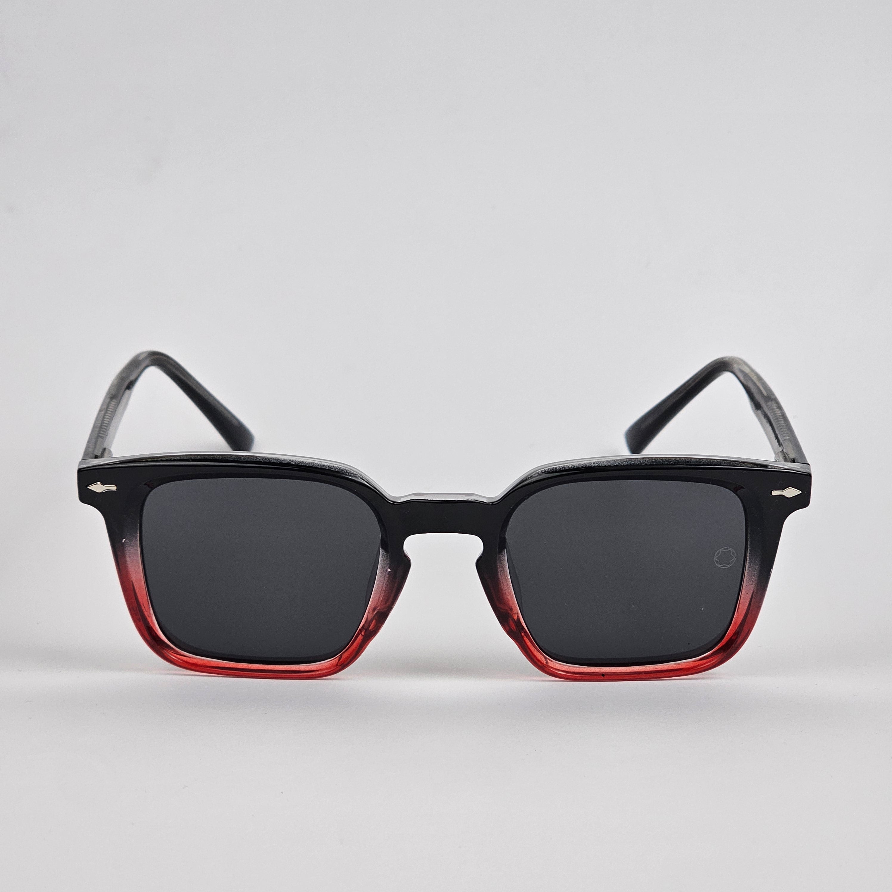 Square - Mont Blanc - Acetate - 7705 - Premium - Polarized - Burnt