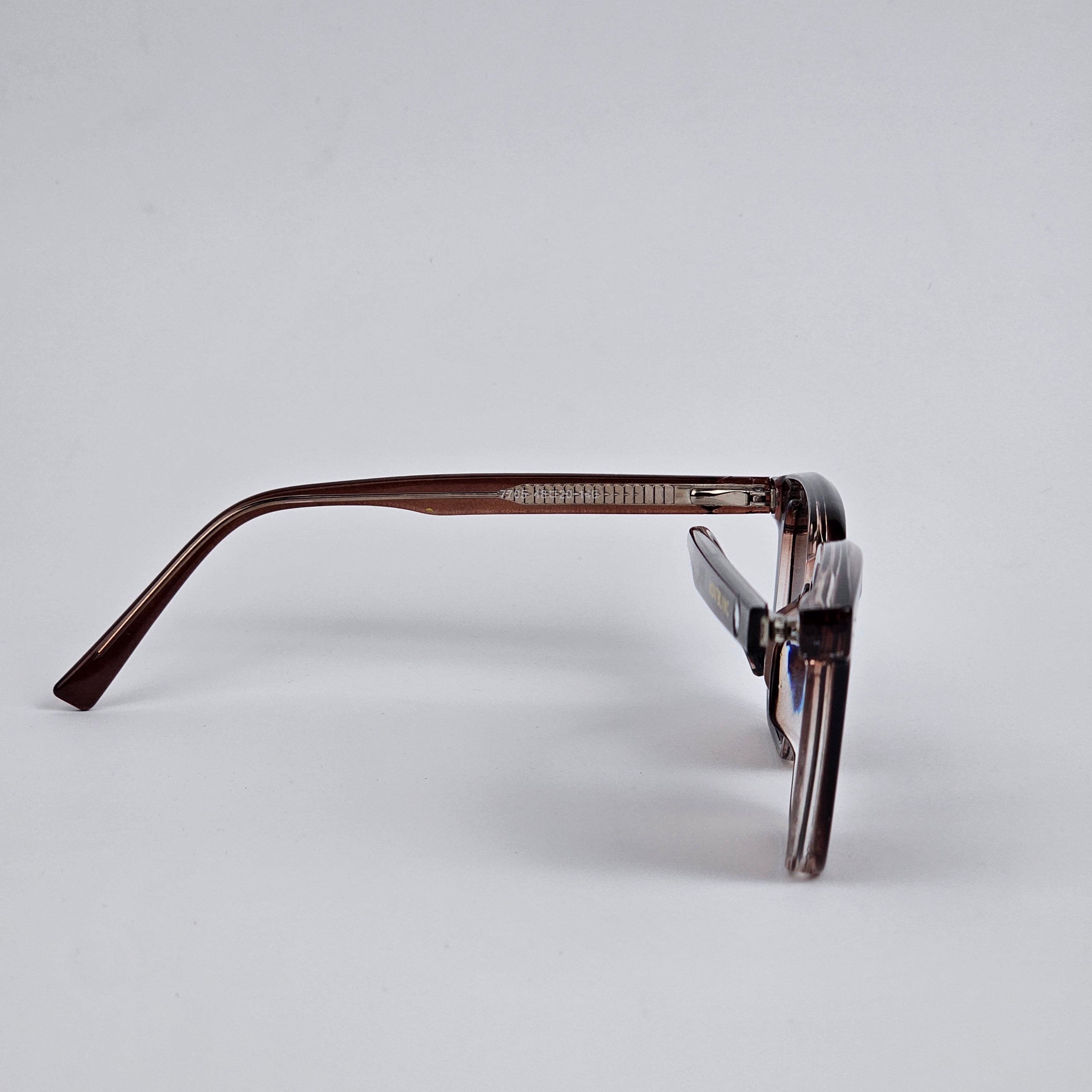 Square - Mont Blanc - Acetate - 7705 - Premium - Polarized - Brown