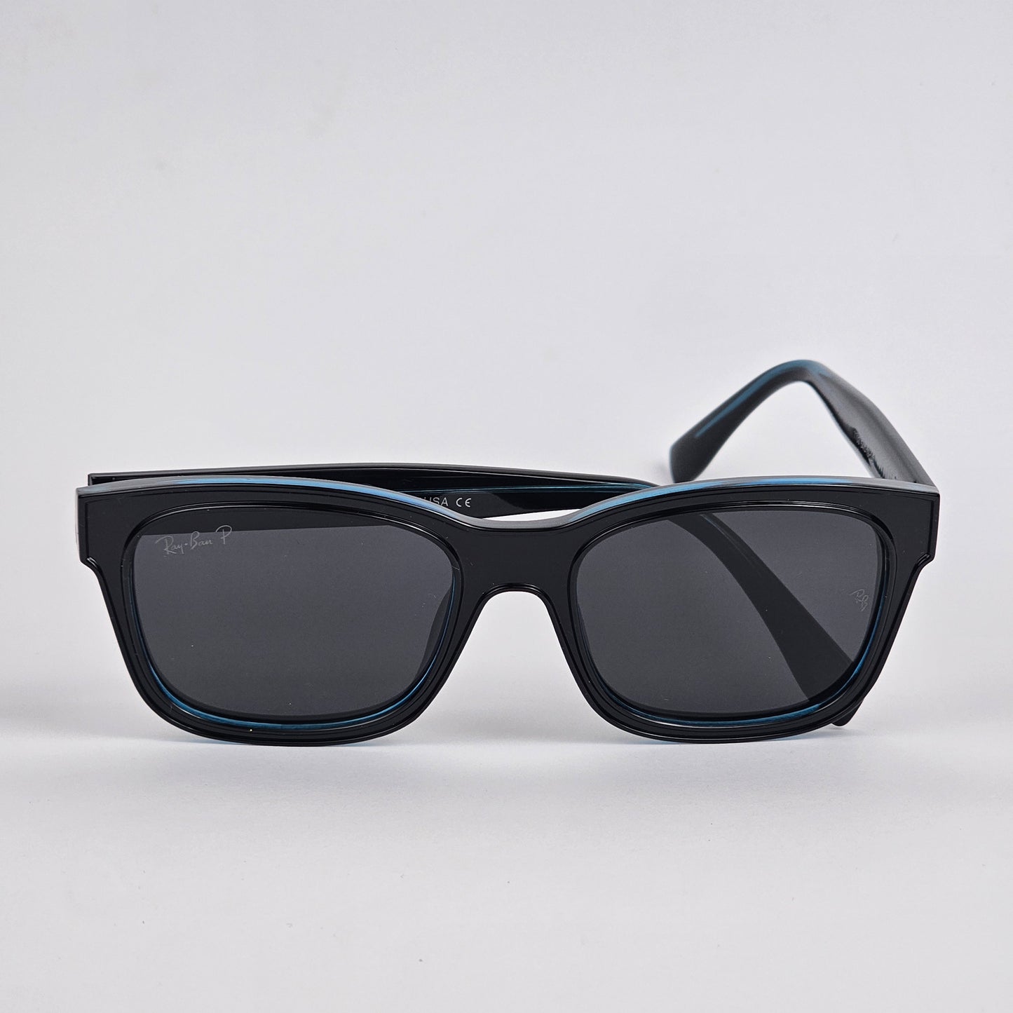 Rim Wayfarer - RB - Acetate - 7703 - Premium - Polarized - Black/Blue