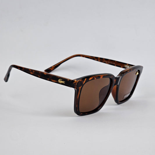 Textured - Lacoste - Acetate - 7710  - Premium - Polarized - Tortoise