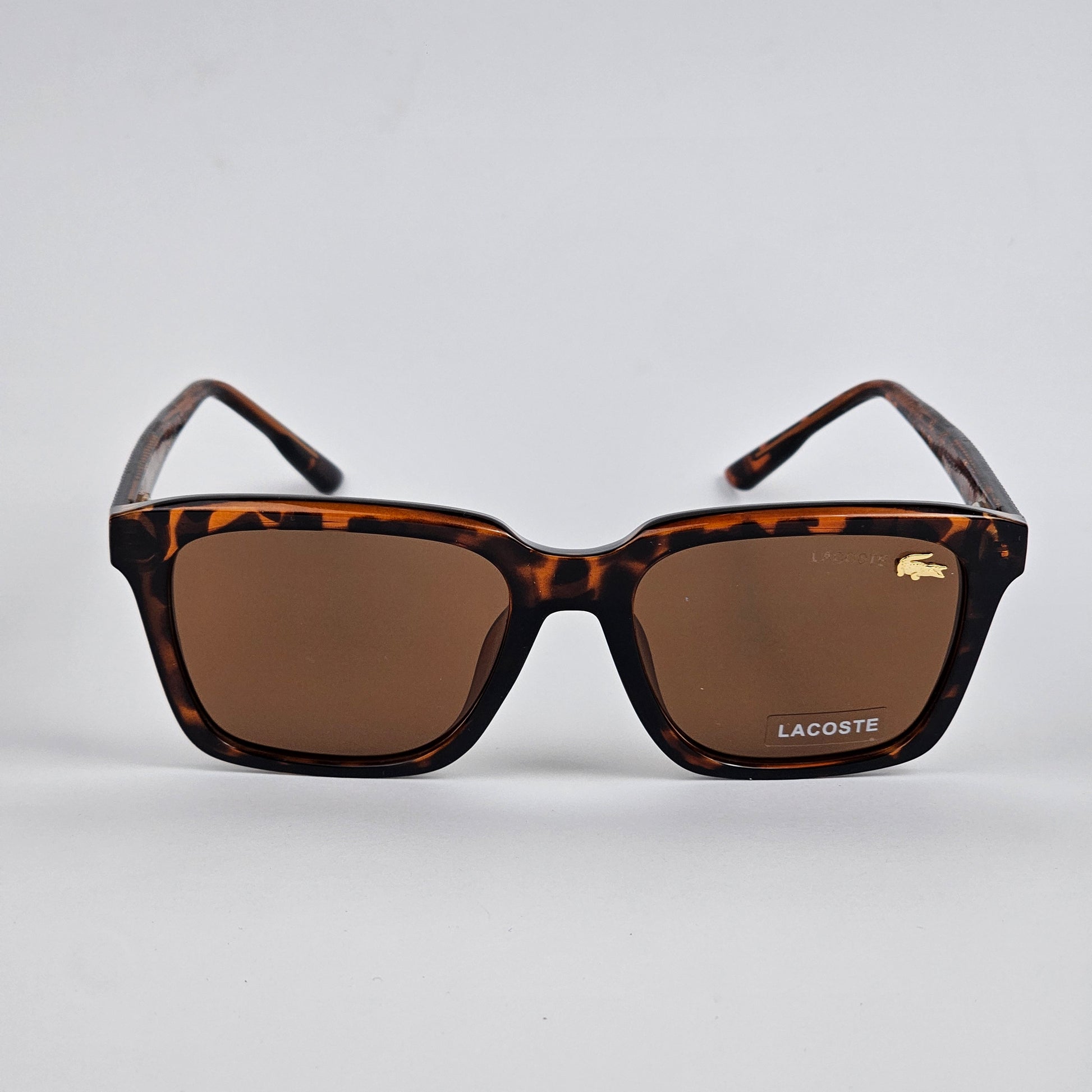 Textured Lacoste Acetate 7710 Premium Polarized Tortoise