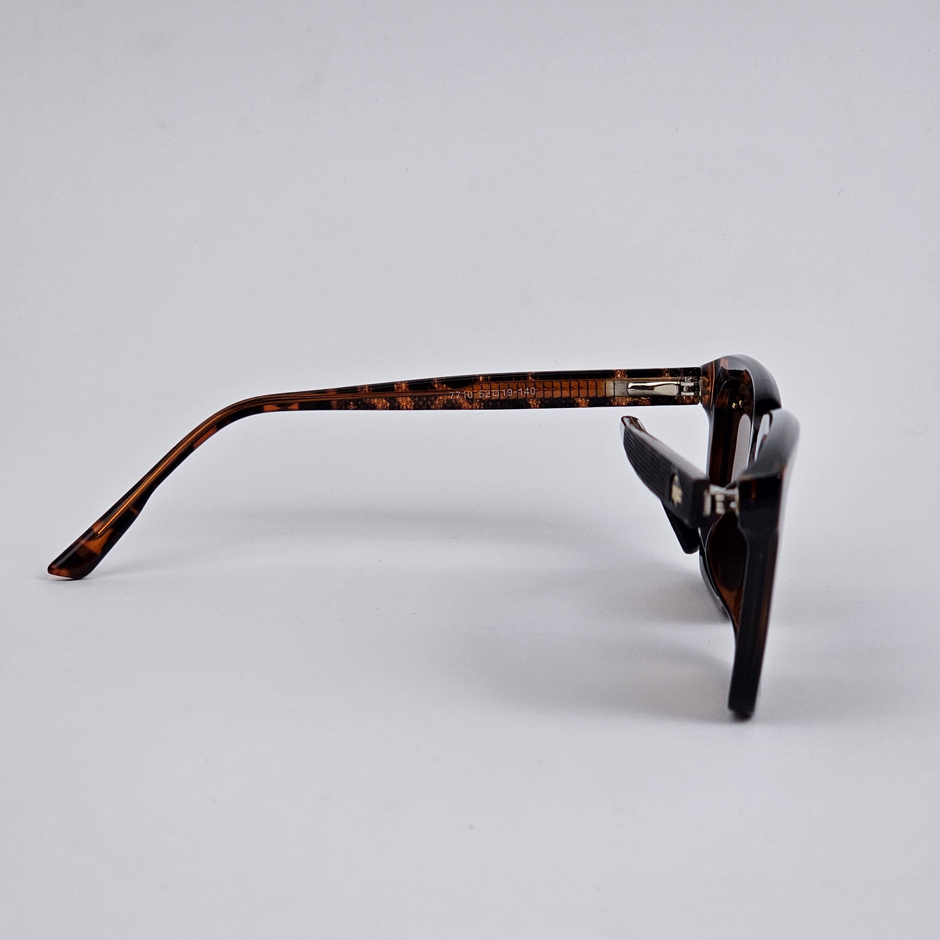 Textured - Lacoste - Acetate - 7710  - Premium - Polarized - Tortoise