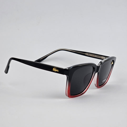 Textured - Lacoste - Acetate - 7710  - Premium - Polarized - Burnt