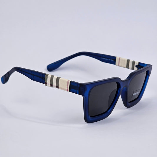 Square - Burberry - 7717 - Acetate - Blue