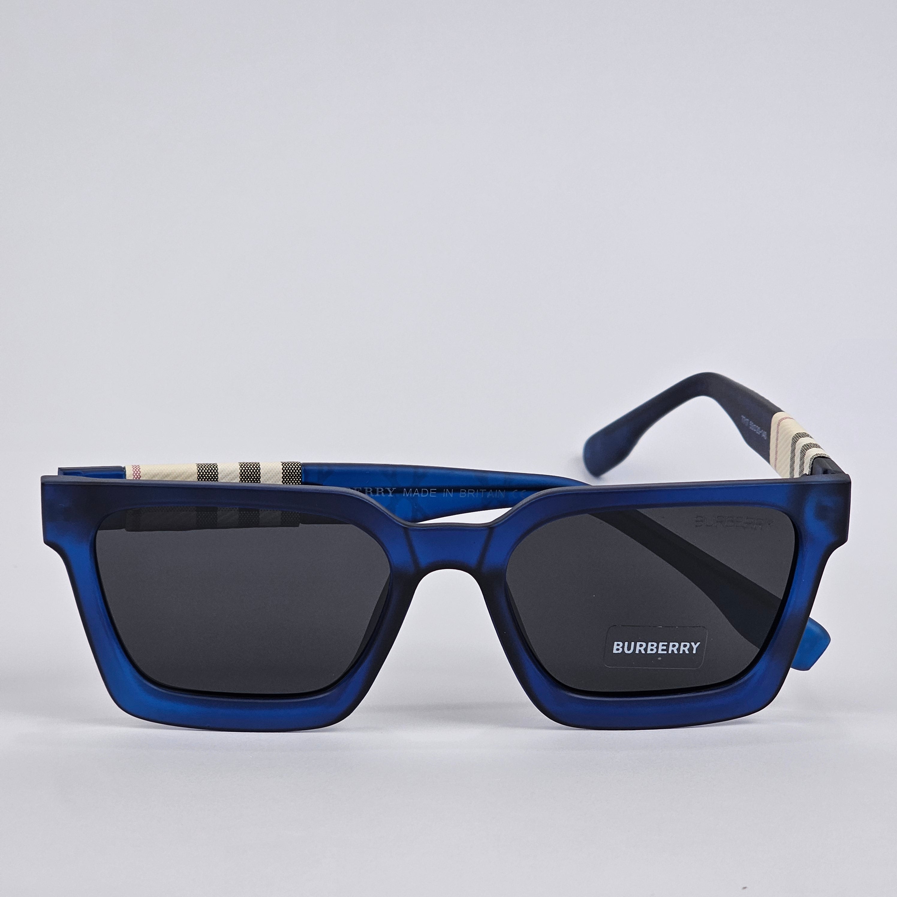 Square - Burberry - 7717 - Acetate - Blue