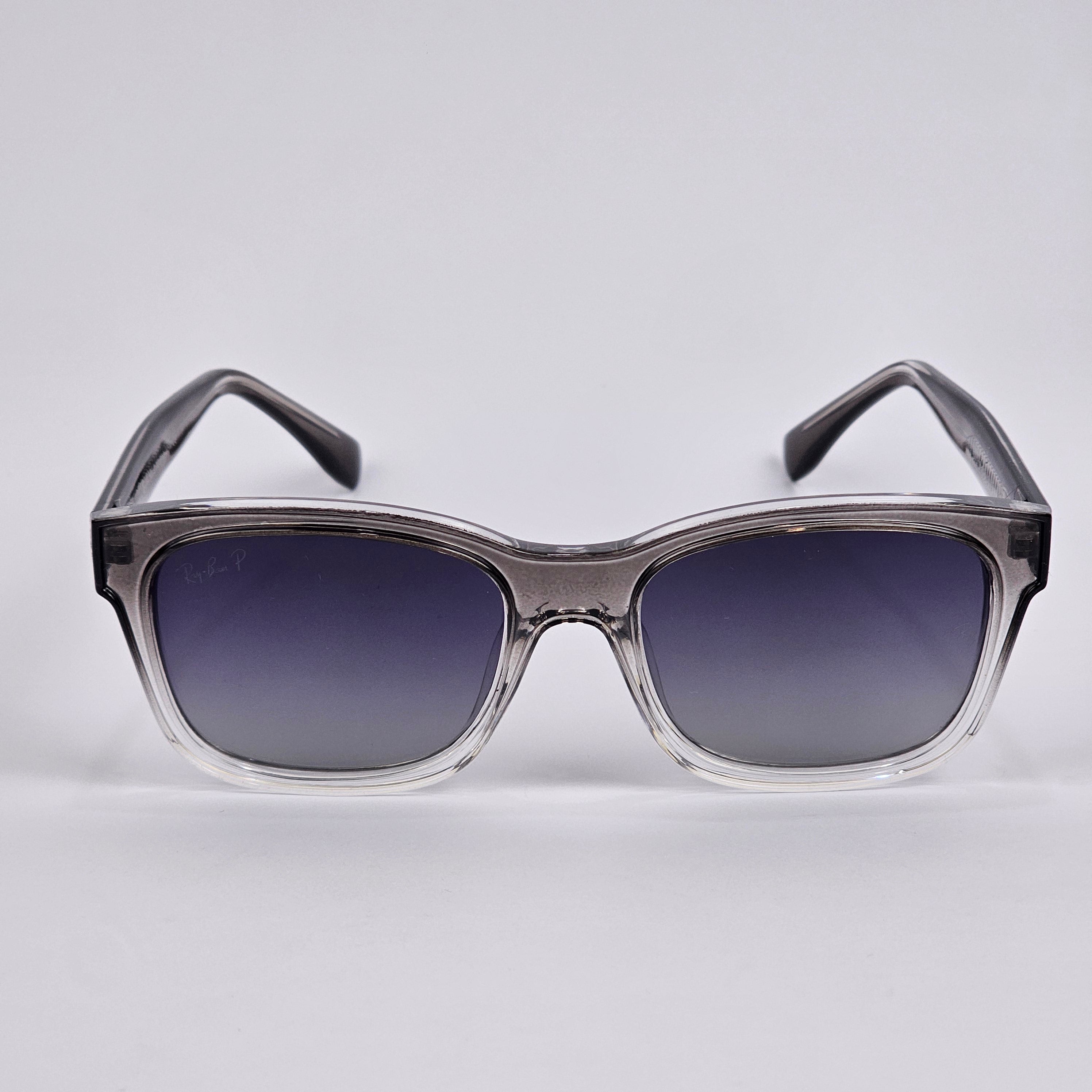 Rim Wayfarer - RB - Acetate - 7703 - Premium - Polarized - Black/Grey