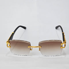 Lion Rimless Bling - Unjaded - Brown