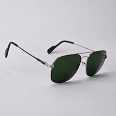 Square Aviator - Cartier - Silver - T8200709 - Unisex