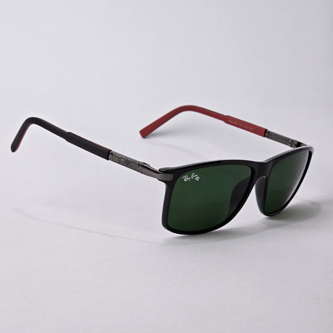 Sleek Textured Wayfarer - 4193 - RB - Gun Metal - Unisex