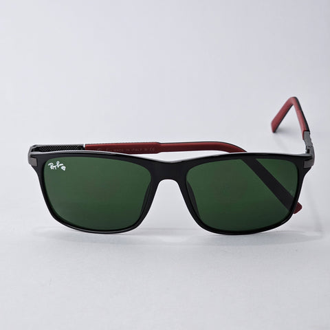 Sleek Textured Wayfarer - 4193 - RB - Gun Metal - Unisex