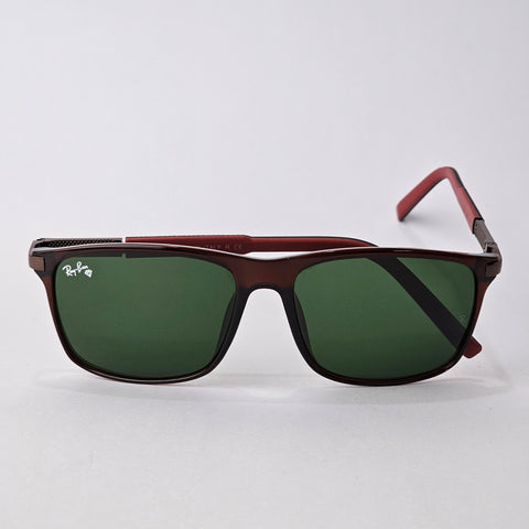 Sleek Textured Wayfarer - 4193 - RB - Brown - Unisex