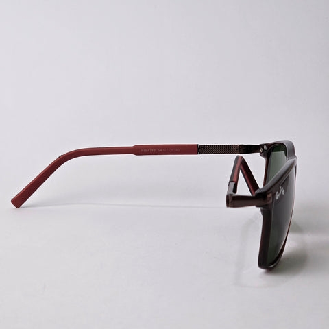 Sleek Textured Wayfarer - 4193 - RB - Brown - Unisex