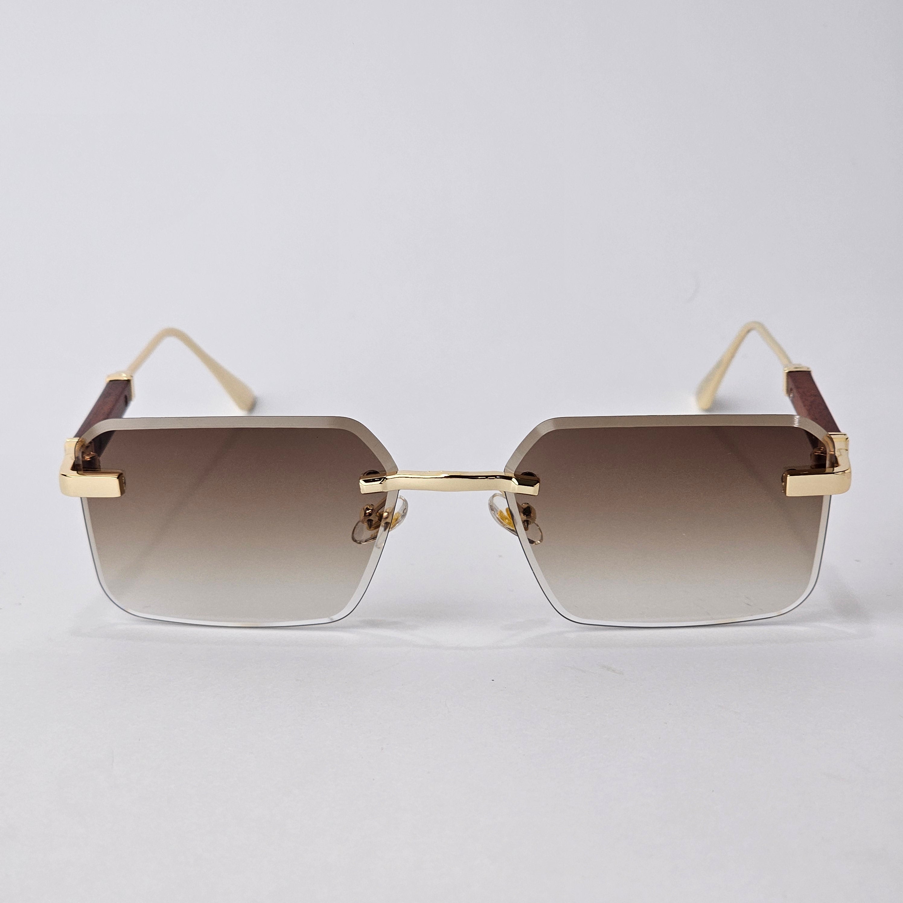 Rimless - Unjaded - 22458 - Gold/Brown Gradient