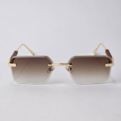 Rimless - Unjaded - 22458 - Gold/Brown Gradient