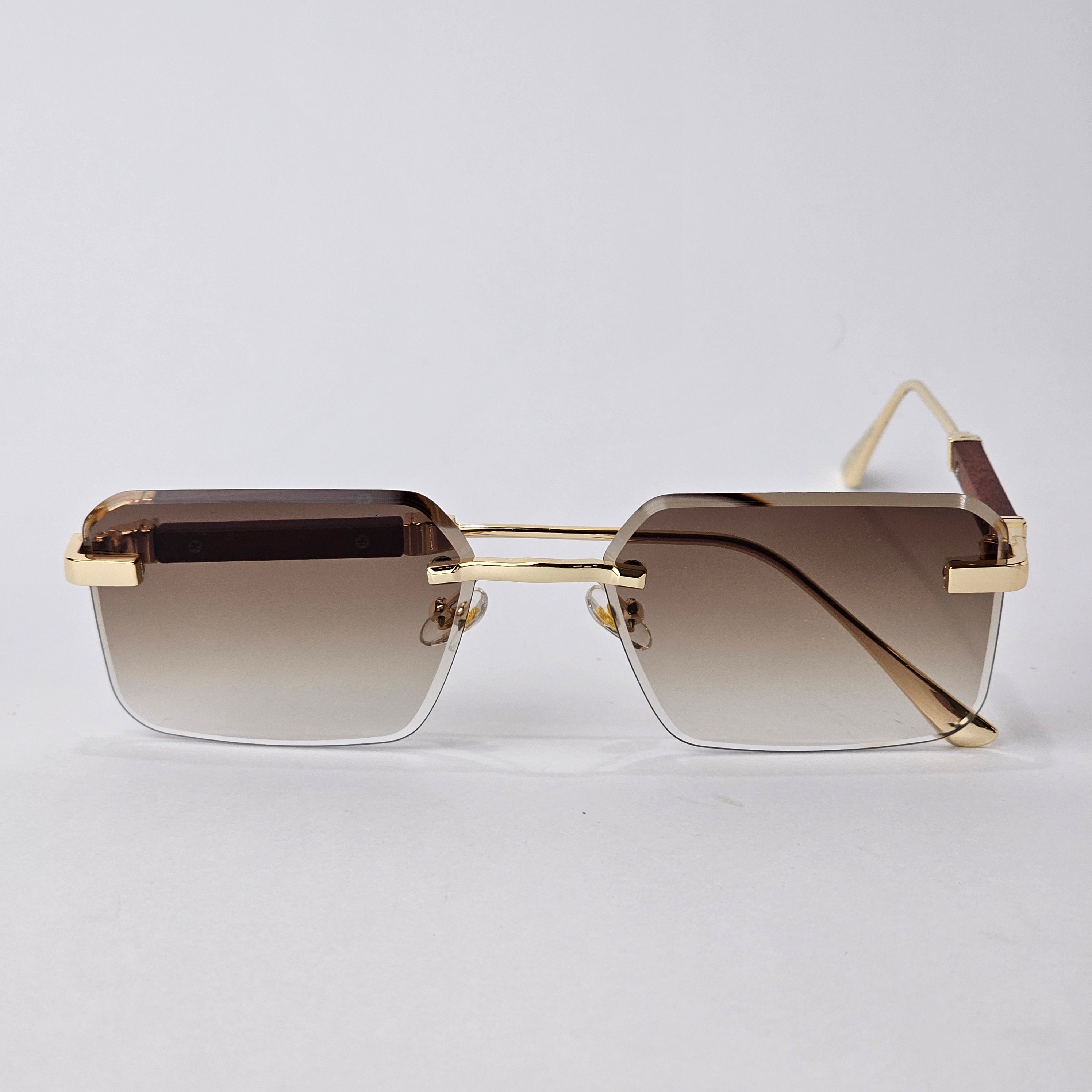 Rimless - Unjaded - 22458 - Gold/Brown Gradient