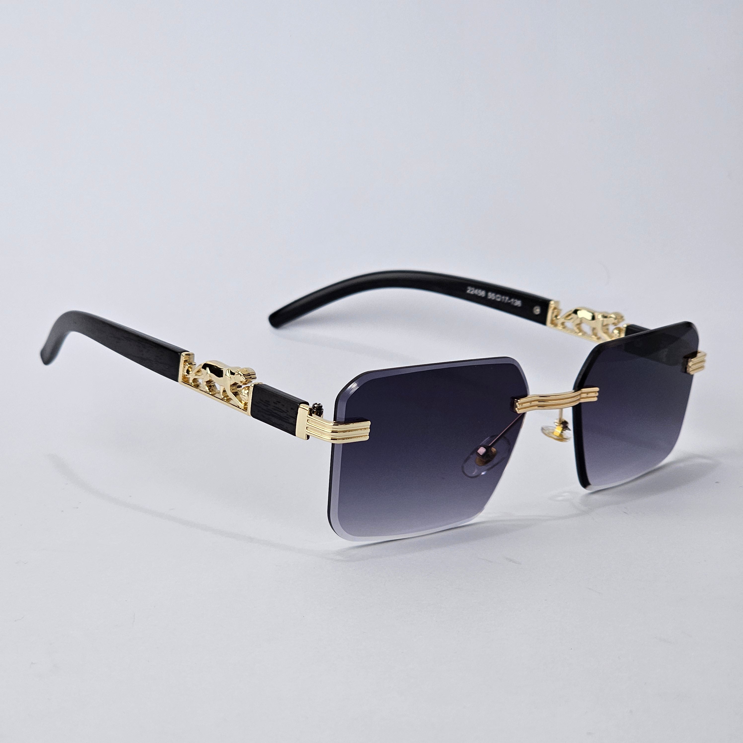 Rimless Panther - Unjaded - 22456 - Gold/Black