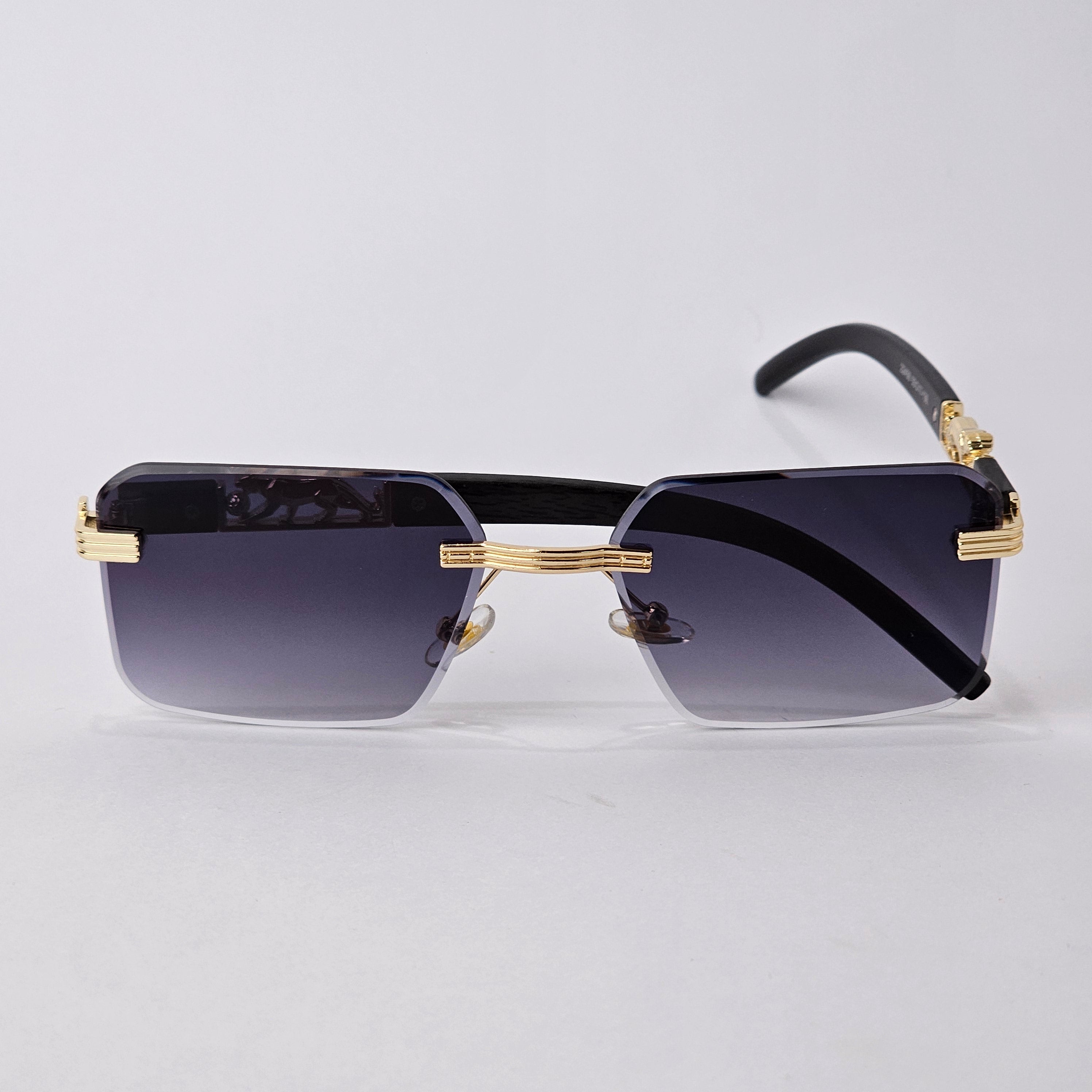 Rimless Panther - Unjaded - 22456 - Gold/Black