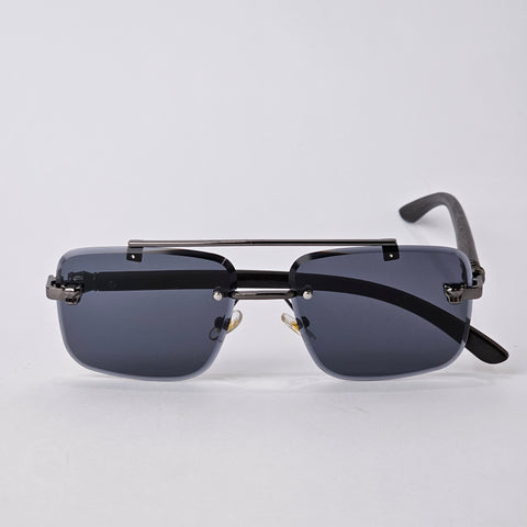 Rimless Bridged Wood - Unjaded - 22510