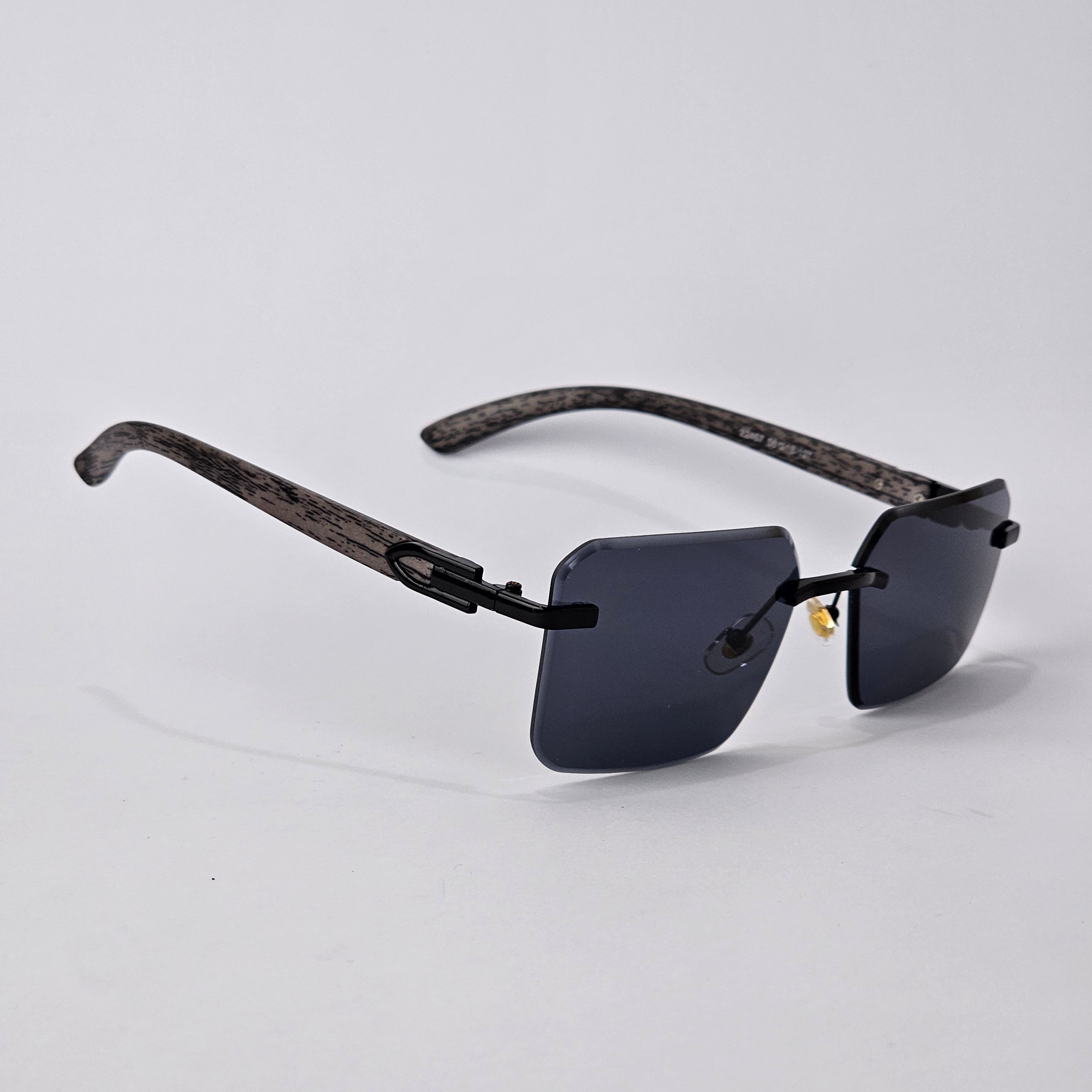 Rimless Wood - Unjaded - 22457 - Black
