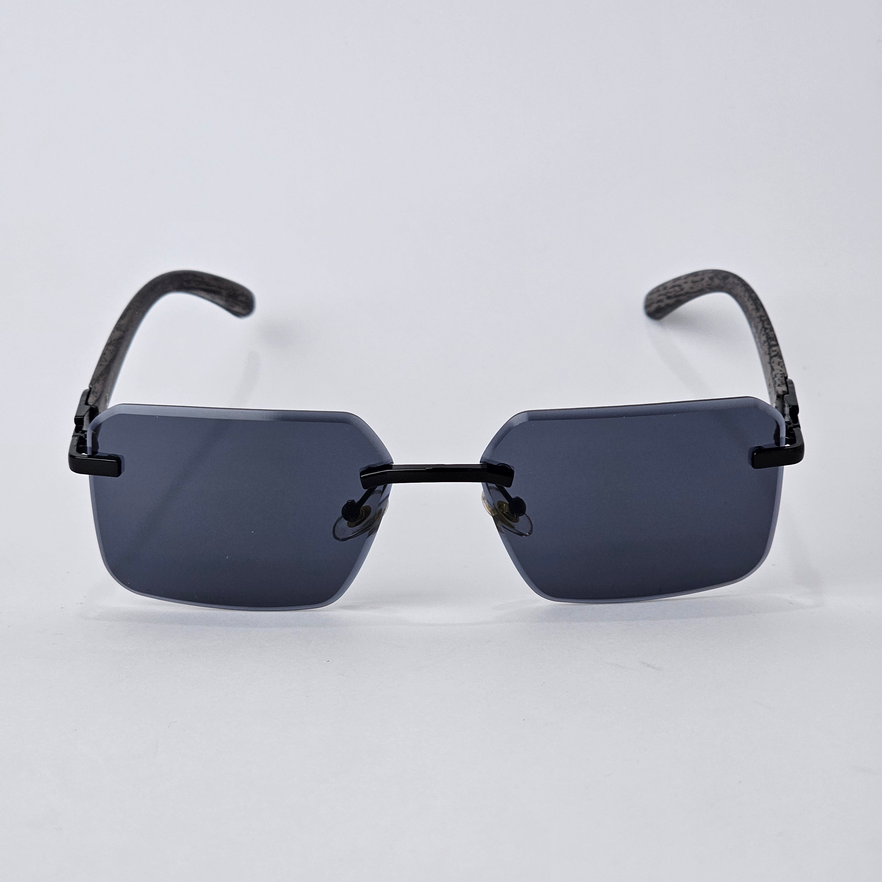 Rimless Wood - Unjaded - 22457 - Black